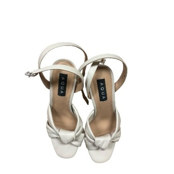 Aqua Women's Lory Platform High Heel Sandals Size 8 Pre Owned - Picture 2 of 5